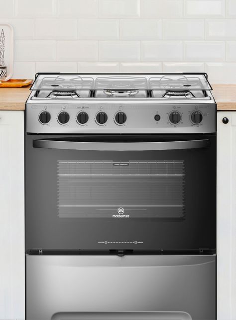 Cocina a Gas 5 Platos Mademsa Triple Llama M 920 T Inox-2