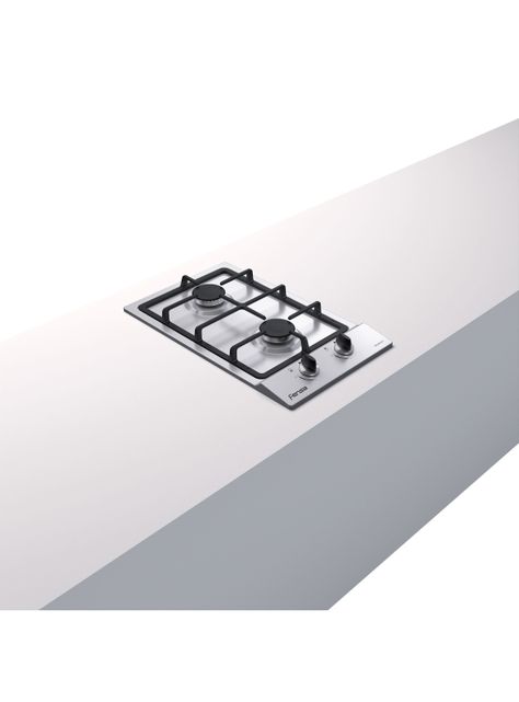 Encimera a Gas 2 Plastos Encendido Eléctrico FCE 2HF GL INOX-4