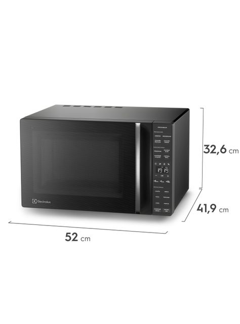 Microondas Electrolux 31 Litros Digital Descongelamiento Asistido ME31N Negro-1