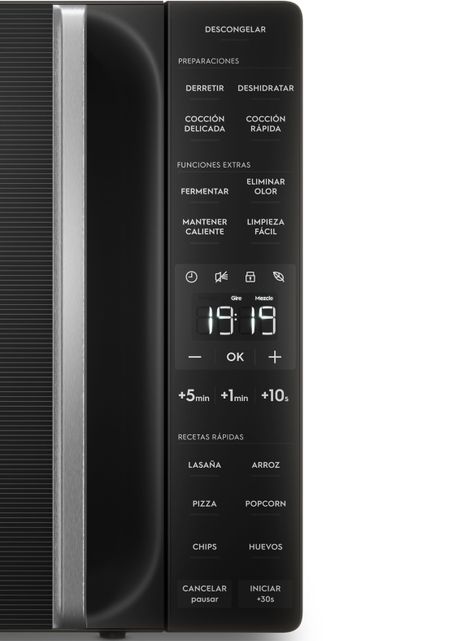 Microondas Electrolux 31 Litros Digital Descongelamiento Asistido ME31N Negro-6