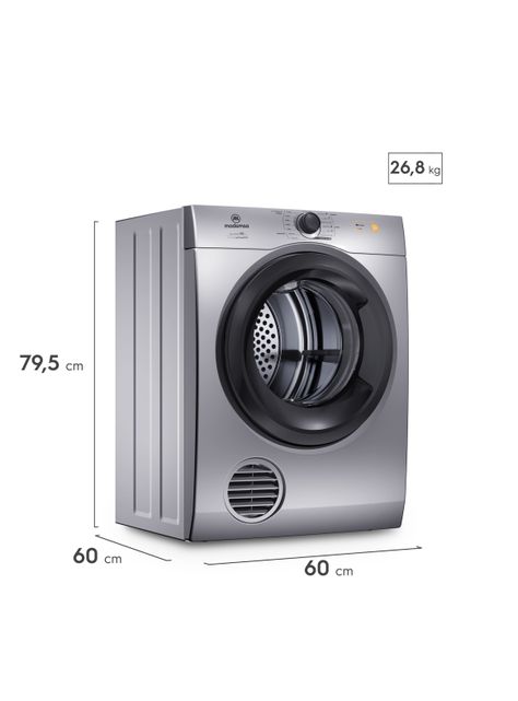 Secadora de Ropa Mademsa 9Kg Secado Automático 9D SZG Gris-1