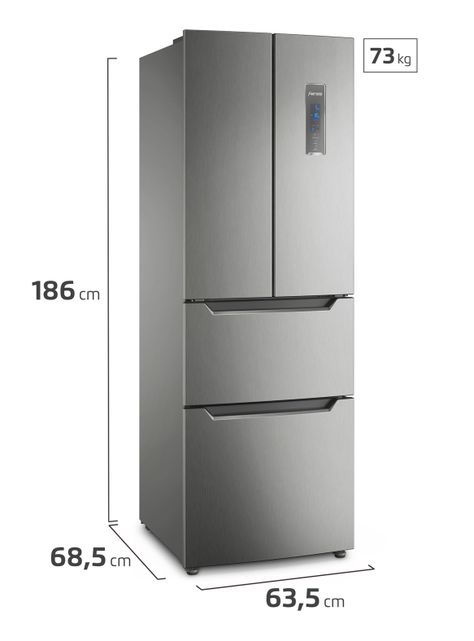 Refrigerador Fensa 298L No Frost 3 Puertas Inverter DM64S-1