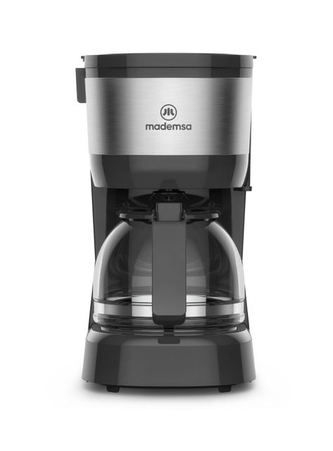 Cafetera Eléctrica Mademsa 0,6L Jarra de Vidrio 600W MCM10-0