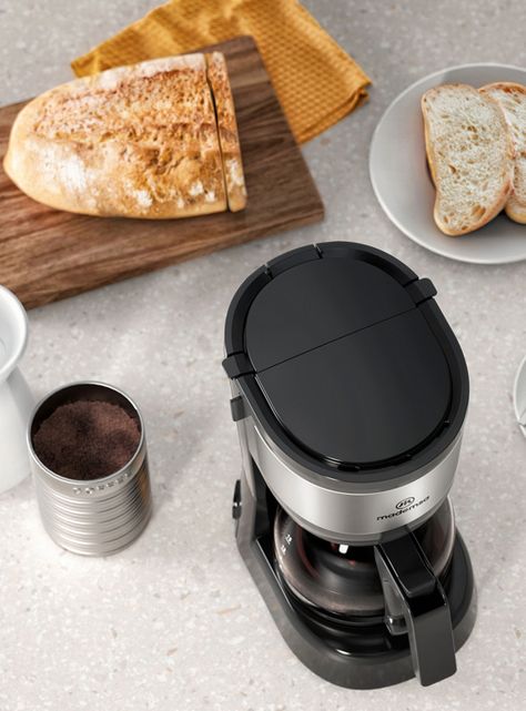 Cafetera Eléctrica Mademsa 0,6L Jarra de Vidrio 600W MCM10-4