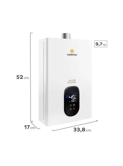 Calefont Gas Natural 10 Litros Tiro Forzado Forced 10 Eco-1