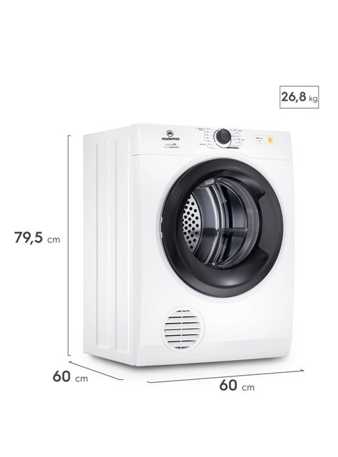 Secadora de Ropa Mademsa 9Kg Secado Automático 9D BZG Blanca-1