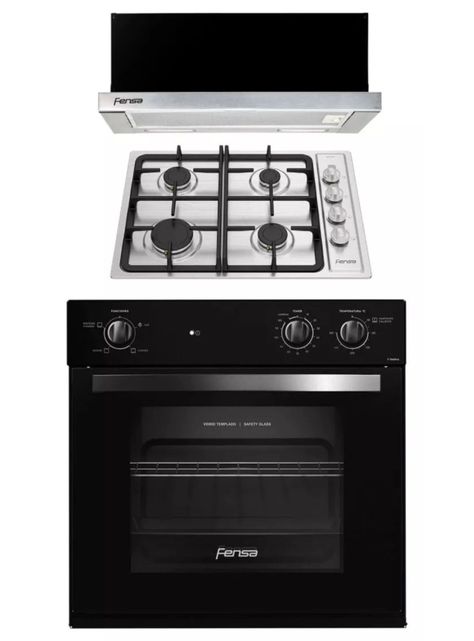 Kit Encimera Fce 4hf T + Campana Fx6270 + Horno F 1060n A-0