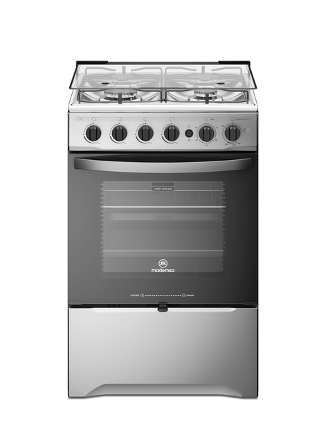 Cocina a Gas 4 Platos Mademsa LimpiaFácil y Grill M 785 T-0