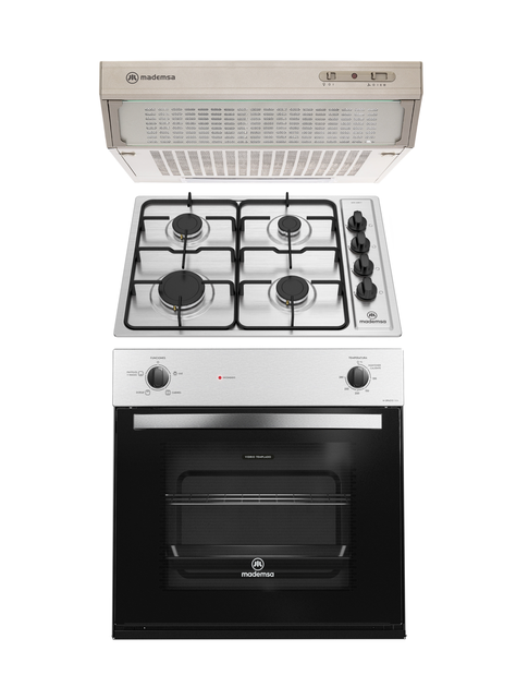 Kit Encimera MCE 435E T + Campana U160S + Horno Spazio 110A-0