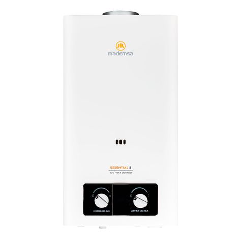 Calefont Gas Licuado 5 Litros Tiro Natural Essential 5 Eco-0