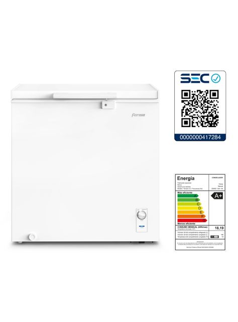 Congelador Freezer Fensa Horizontal 198L Frío Directo Z200D-7