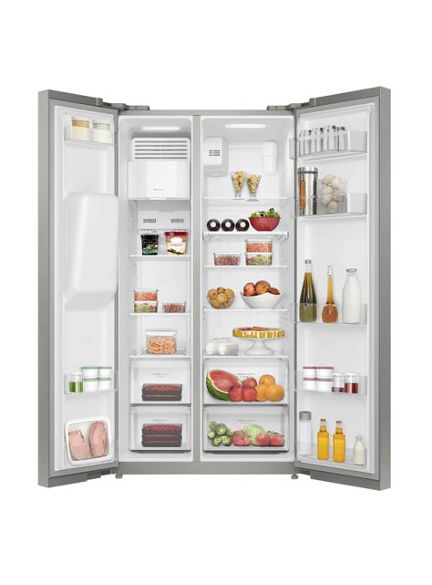 Refrigerador Fensa 504L No Frost Side By Side SFX550 Inox-3