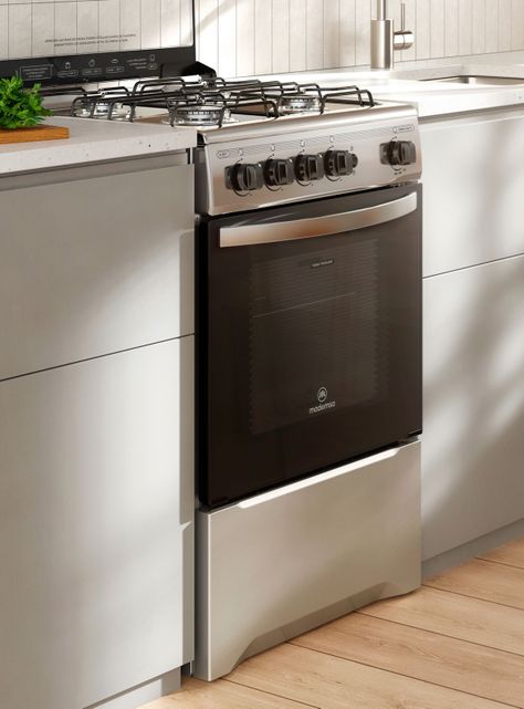 Cocina a Gas 4 Platos Mademsa Botón de Encendido M 520 T-3