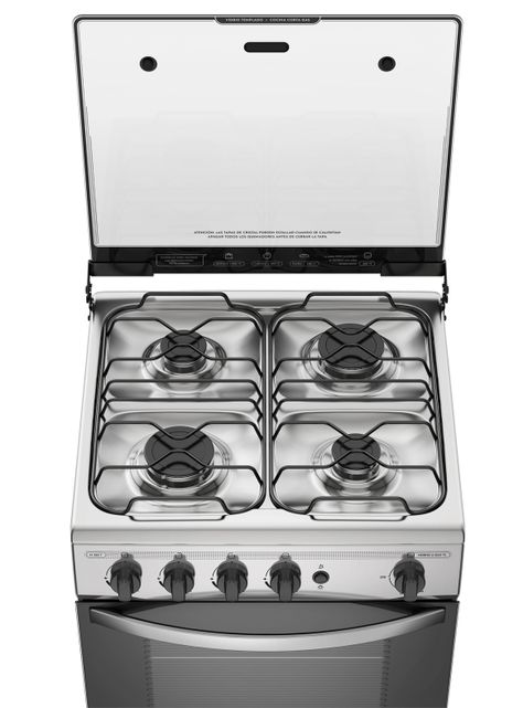 Cocina a Gas 4 Platos Mademsa Botón de Encendido M 520 T-5