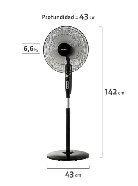 Ventilador Somela Aspa 16" Wind Breeze 160S-1