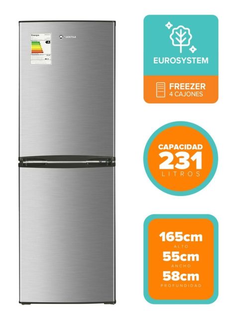 Refrigerador Mademsa 231L Bottom Freezer Nordik MR 415 Plus-2