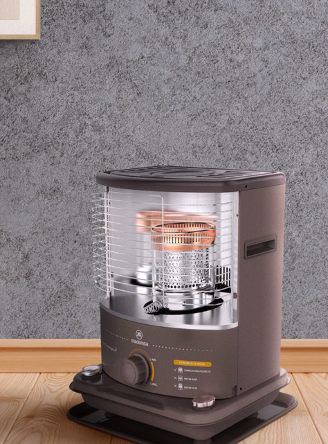 Estufa Parafina Mecha Mademsa 4 Litros 2,7 Kw Foguita Pro-3