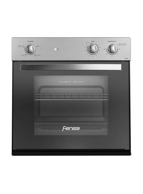 Horno Empotrable Eléctrico 66L Cavidad Esmaltada F 1060R A Gris-0