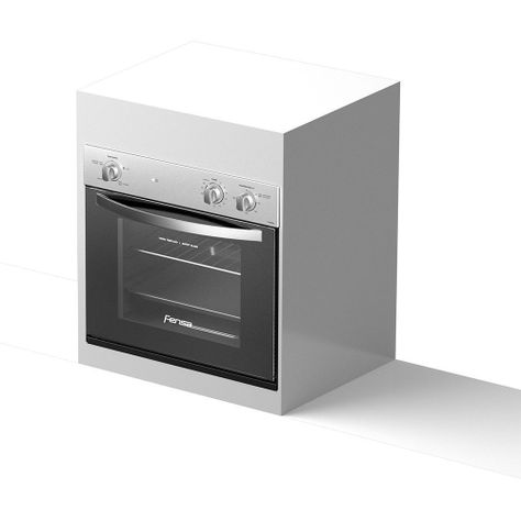 Horno Empotrable Eléctrico 66L Cavidad Esmaltada F 1060R A Gris-2