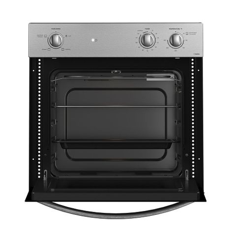Horno Empotrable Eléctrico 66L Cavidad Esmaltada F 1060R A Gris-4