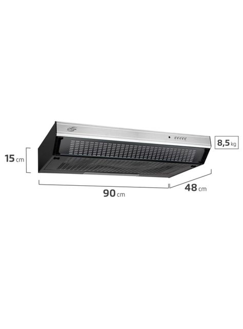 Campana de Cocina Extractora 90cm Double Function FX U6190-1