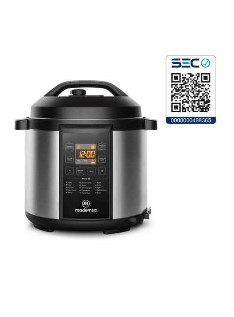 Olla Eléctrica Multicocción Mademsa 6L Temporizador MPC20-7