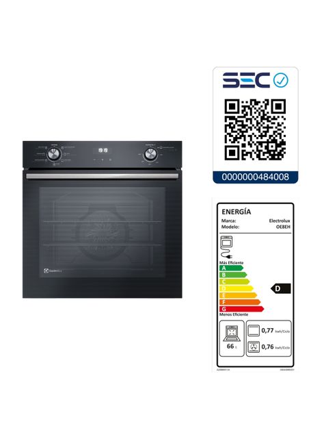 Horno Empotrable Eléctrico 80 Litros PerfectCook360 OE8EH-7