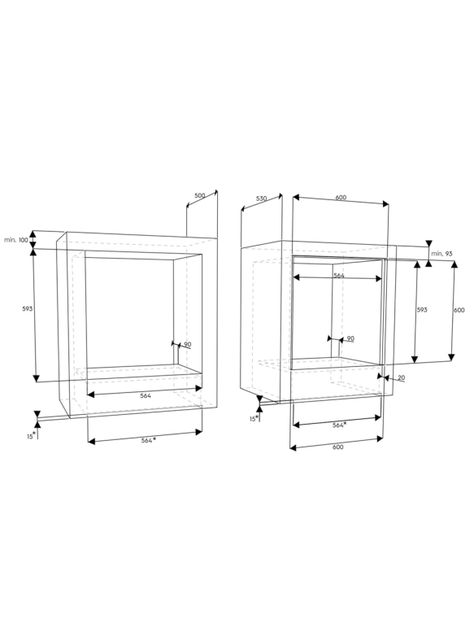 Horno Empotrable Eléctrico Fensa 59L Timer Digital FHE 1190T-1