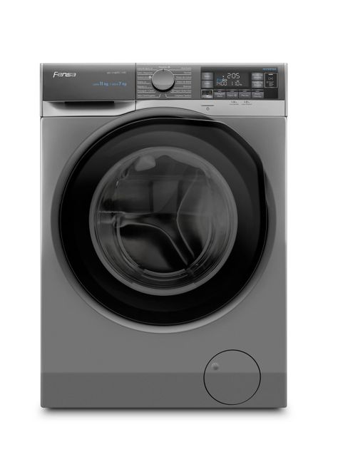 Lavadora Secadora Fensa 11Kg Lavado Inteligente 11WD Gris-0