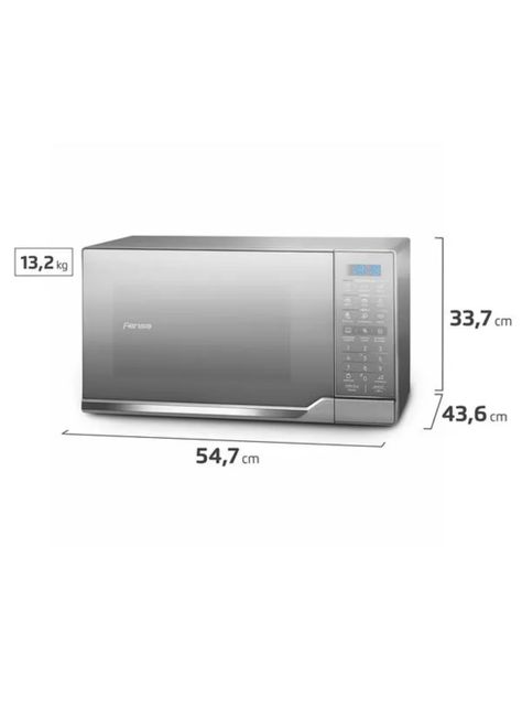 Microondas 25 Litros Digital Elimina Olores NMDO25S5GCRG-1