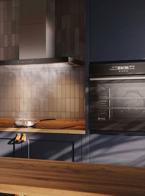 Campana Cocina Decorativa Electrolux Pared 90cm Timer CE9TF-3