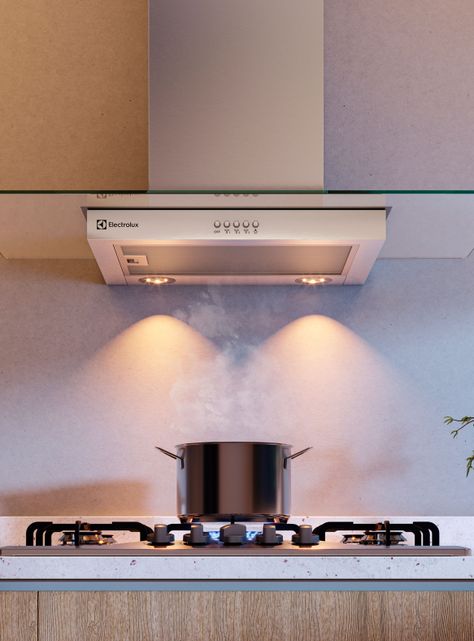 Campana Cocina Pared Decorativa 90cm Luz LED CE9VX Inox-3