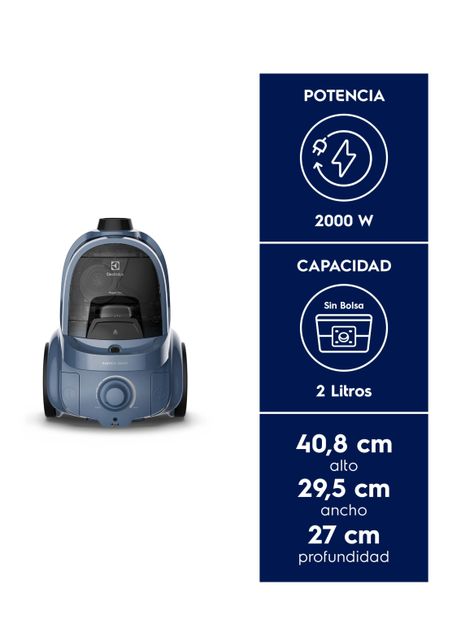 Aspiradora Sin Bolsa Electrolux Ciclónica 2000W Sonic BGL40-2