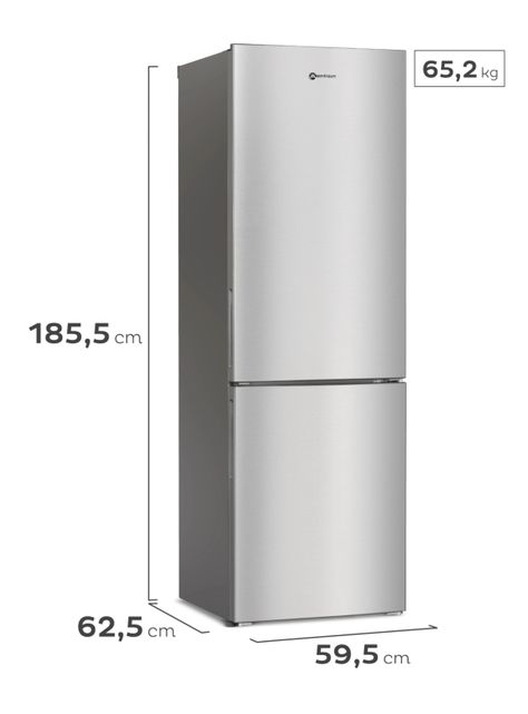 Refrigerador Mademsa 303L Bottom Freezer Nordik 480 Plus-1