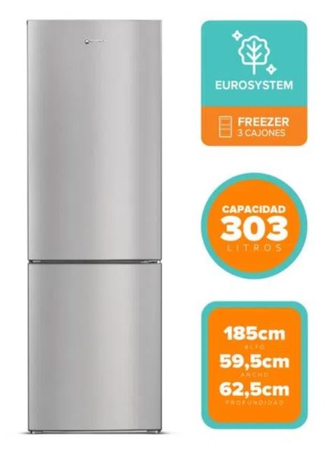 Refrigerador Mademsa 303L Bottom Freezer Nordik 480 Plus-4