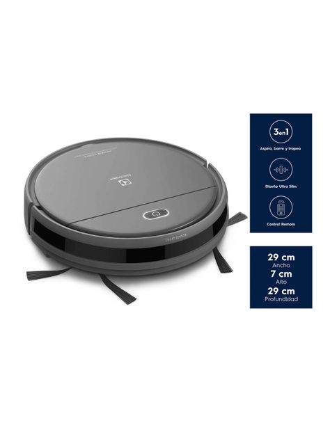 Aspiradora Robot Electrolux Limpieza Autónoma 3 en 1 ERB30-2