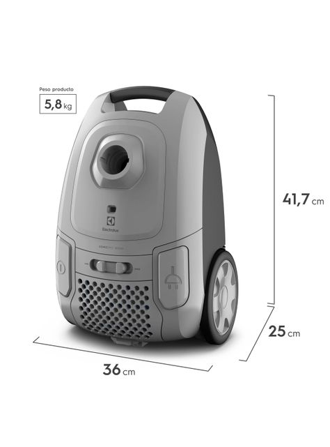 Aspiradora con Bolsa Electrolux Ciclónica 1800W Sonic BGG30-1