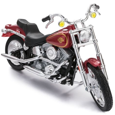 Moto coleccionable Harley Davidson Modelo 1984 FXST Softail-0