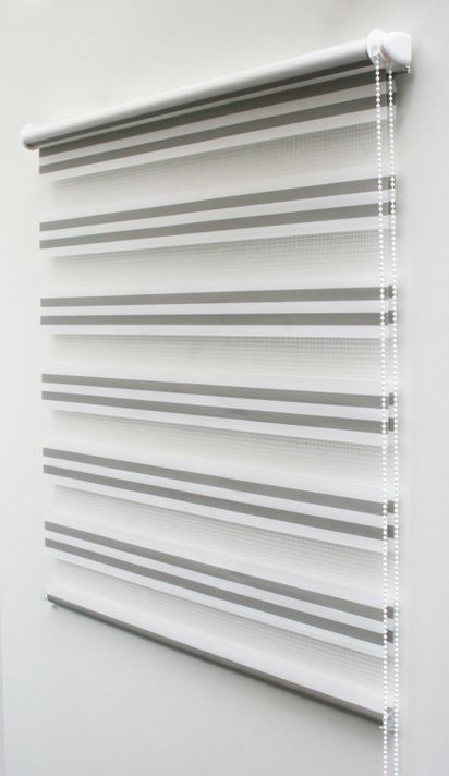 Cortina Roller DUO Basic Bic Crudo-Gris 090x180 cm-2