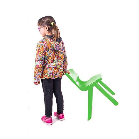 Mesa Plastico Infantil 60x60x50 + 4 Sillas Verde-1