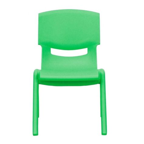 Mesa Plastico Infantil 60x60x50 + 4 Sillas Verde-2