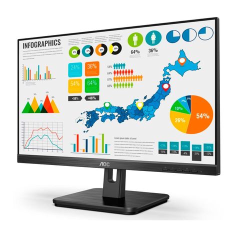Monitor LED AOC 27 Pulgadas Full HD IPS 75Hz-1