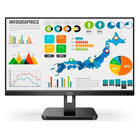 Monitor LED AOC 27 Pulgadas Full HD IPS 75Hz-0