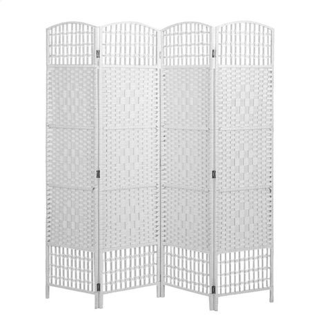 Biombo Decoracion y Separador de Ambientes Blanco-0