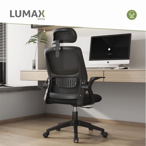 Silla De Escritorio Penk Ergonomica Con Tapizado Negra-3