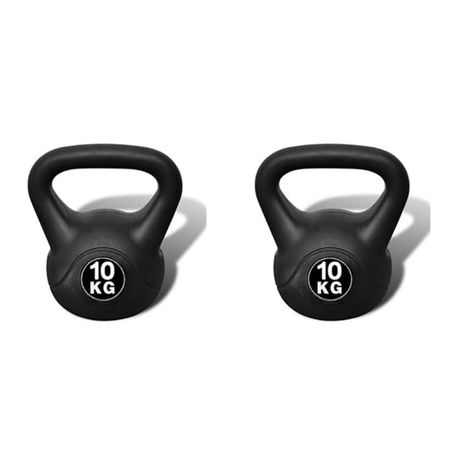 Set Par de Pesas Rusas Kettlebell 10kg Entrenamiento-0