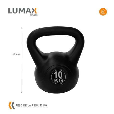Set Par de Pesas Rusas Kettlebell 10kg Entrenamiento-3