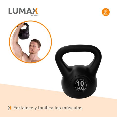 Set Par de Pesas Rusas Kettlebell 10kg Entrenamiento-5
