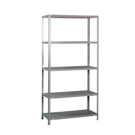 Exhibidor Repisa Metalica Armable Mecano 100x30x200cm 250Kg-0