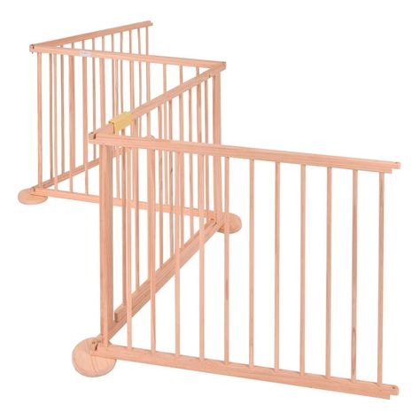 Corral De Madera Natural Para Bebes y Niños-2